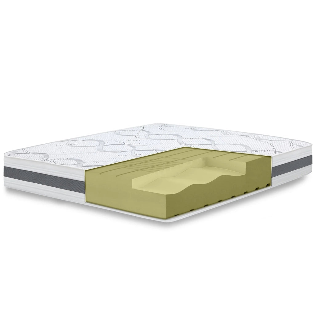 Materasso Singolo 75x200 cm a Media Rigidita' | Altezza 20 cm | Tessuto Anallergico e Traspirante | Proprieta' Ortopediche e Automodellanti | Prodotto in Italia