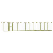 Pollaio 1,5x9x1,5 m in Legno di Pino Impregnato cod mxl 51583