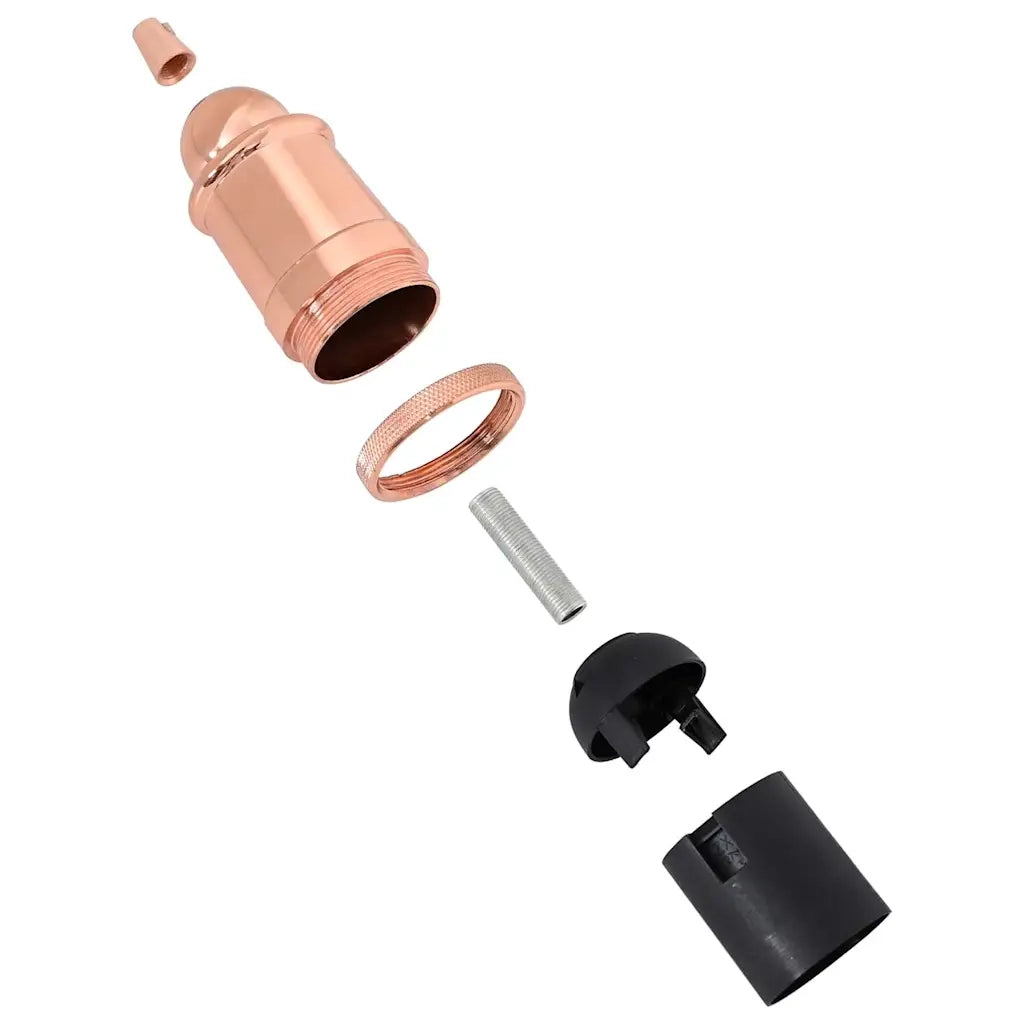 Portalampada 2 pz Oro Rosa E27 CFW1652607