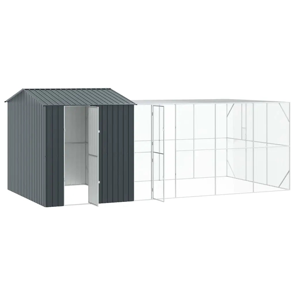 Gabbia per uccelli Antracite 635 x 304 x 247 cm Acciaio zincato 3325166