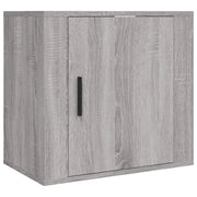 Comodino | Armadio da Notte | Mobiletto da notte a Muro Grigio Sonoma 50x30x47 cm