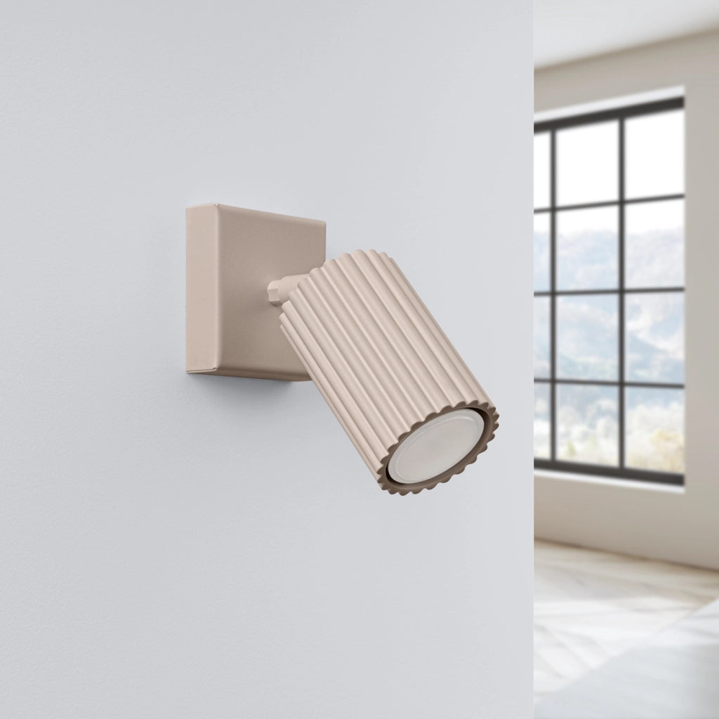 Applique moderna taupe orientabile GU10 GRAVIO Pure Lume