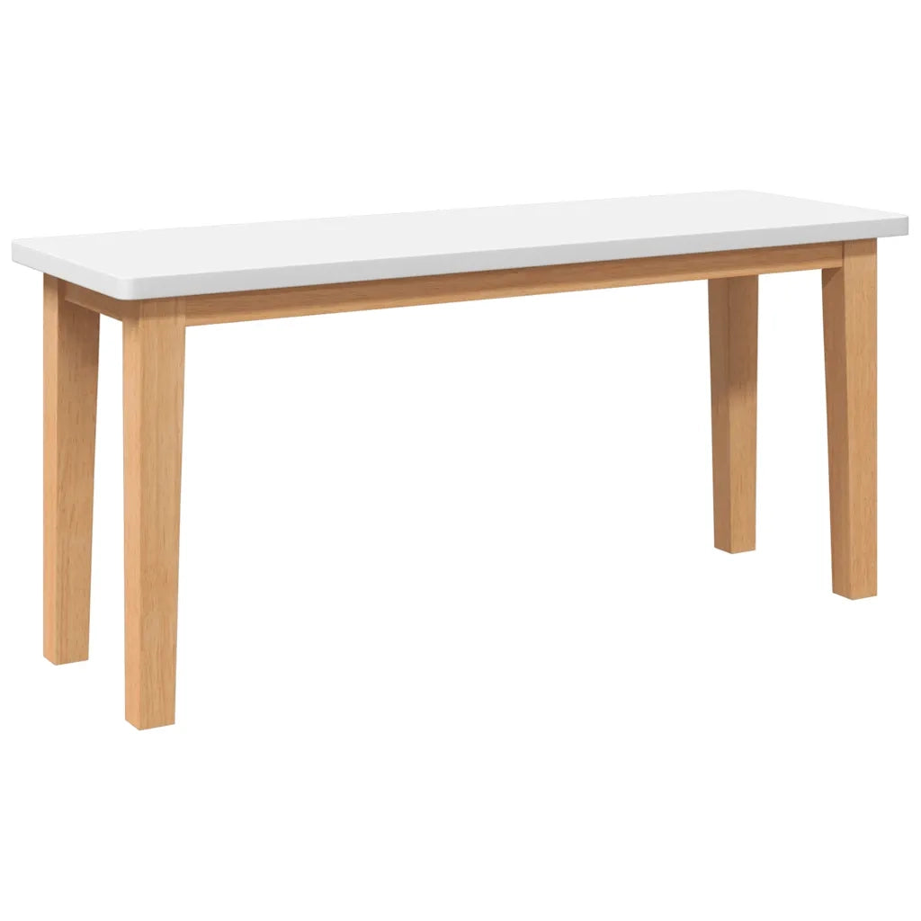 vidaXL Panca 90 cm in Legno Massello di Hevea