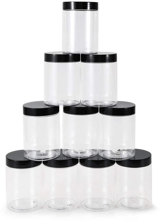 Contenitori in plastica leggeri - 300 ml - set da 10 - qualità nutrizionale