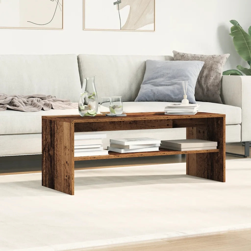 Mobile Porta TV Legno Vecchio 100x40x40 cm in Truciolato 859125