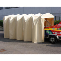 Box Tunnel Base 618x280xh230 cm Copertura in PVC per Auto Maddi Beige