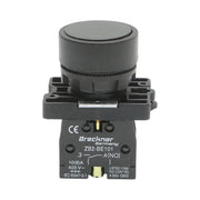 Pulsante con ritorno, nero, 1NO+1NC, 400V/10A LAY5 Breckner Germany