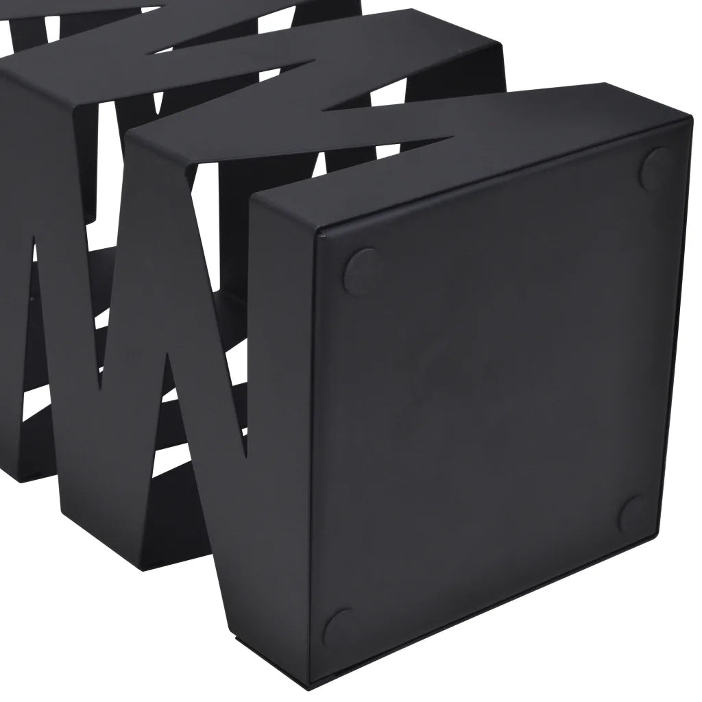 Portaombrelli Bastoni Passeggio Quadrato Acciaio 48,5 cm Nero 242469