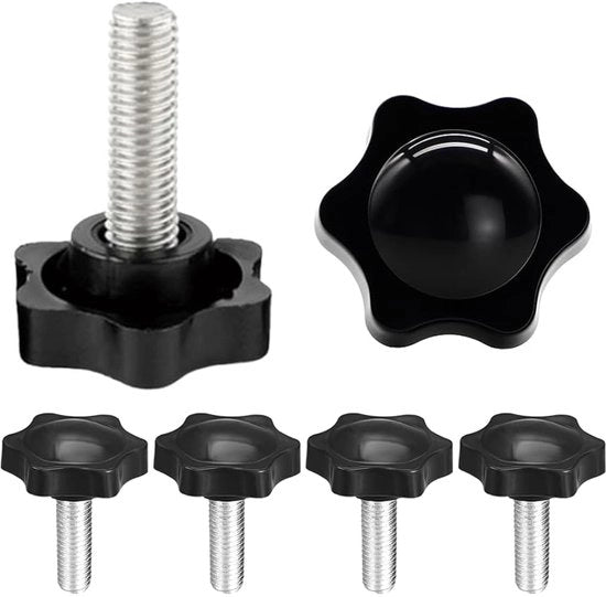 Set di viti M8 - 4 pezzi viti a testa a stella - viti a stella a cartella/viti a stella a pala - viti a cartella - resistenti alla corrosione - filo di vite 40 mm - viti