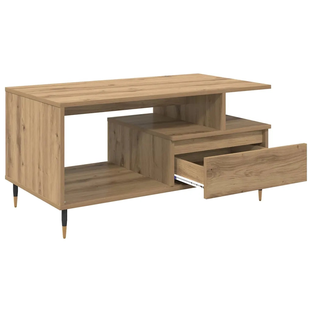 Tavolino da salotto Rovere artigianale 90 x 49 x 45 cm 882706