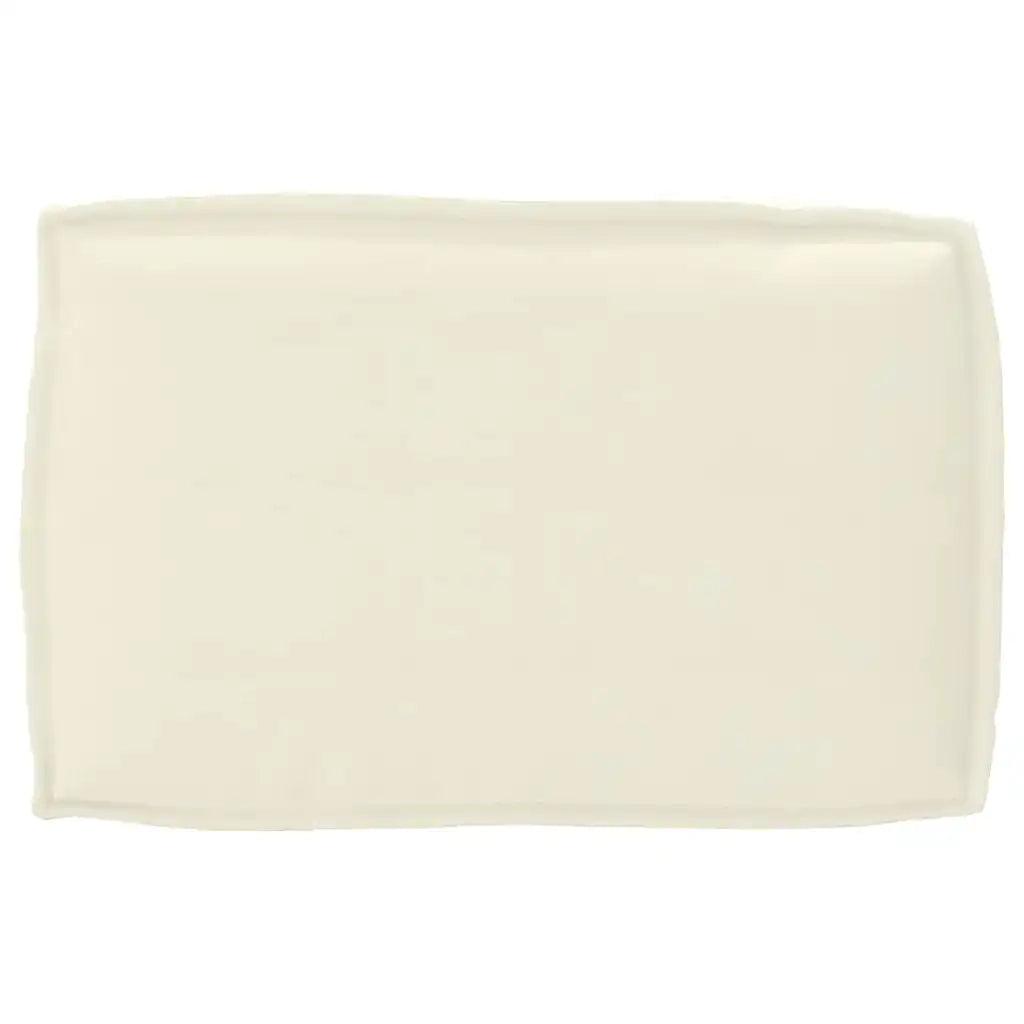 vidaXL Set di Cuscini per Pallet 3 pcs Crema 120 x 50 x 12 cm