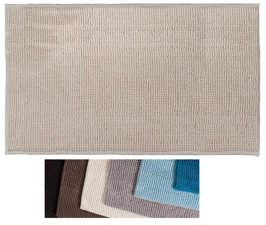 1 Pezzo Tappeto da Bagno in Poliestere 45 x 75 cm 6 Colori
