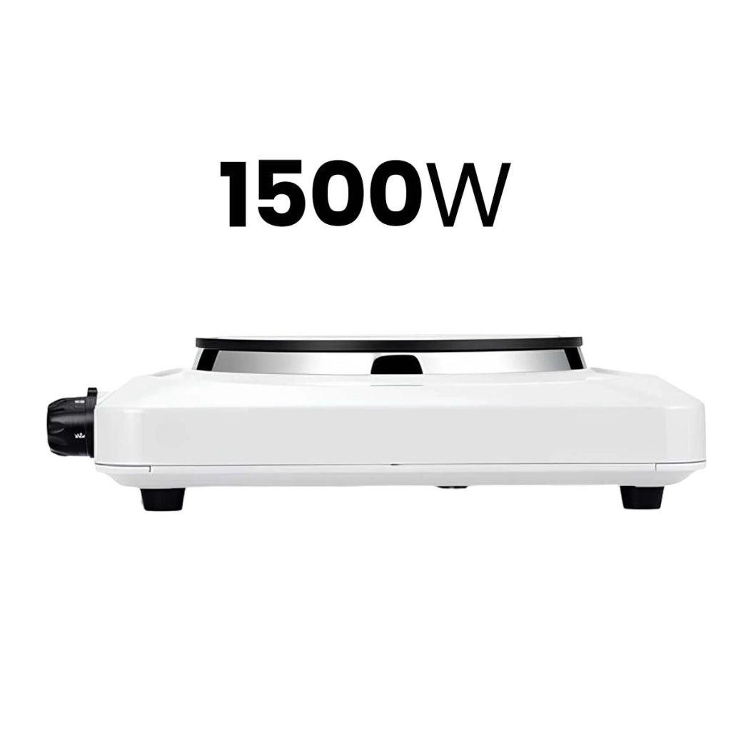 Piastra di cottura elettrica 1500W 5 Livelli di Temperatura Bianco Avizar