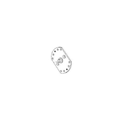 STAFFA CON PERNO DI SUPPORTO CENTRALE 5 PEZZI ASA 2200010 AUTOMAZIONE ORIGINALE