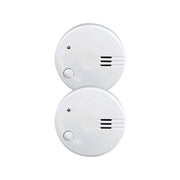 Confezione da 2 Mini Rilevatori di Fumo Compatti con Batteria a Lunga Durata di 5 anni Bianco Alecto