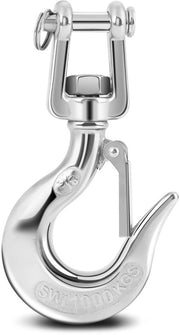 Accessorio per rigging in acciaio inossidabile 304 - Ooghaak rotativo - Capacità 650kg/1000kg - 360 gradi di rotazione - Prodotto duraturo
