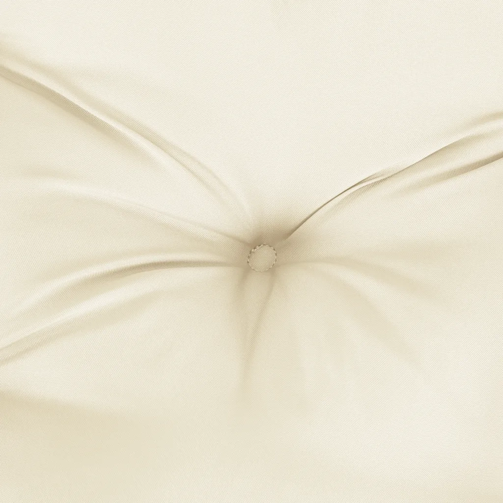 Cuscino per Panca Bianco Crema 180x(50+50)x7 cm Tessuto Oxford