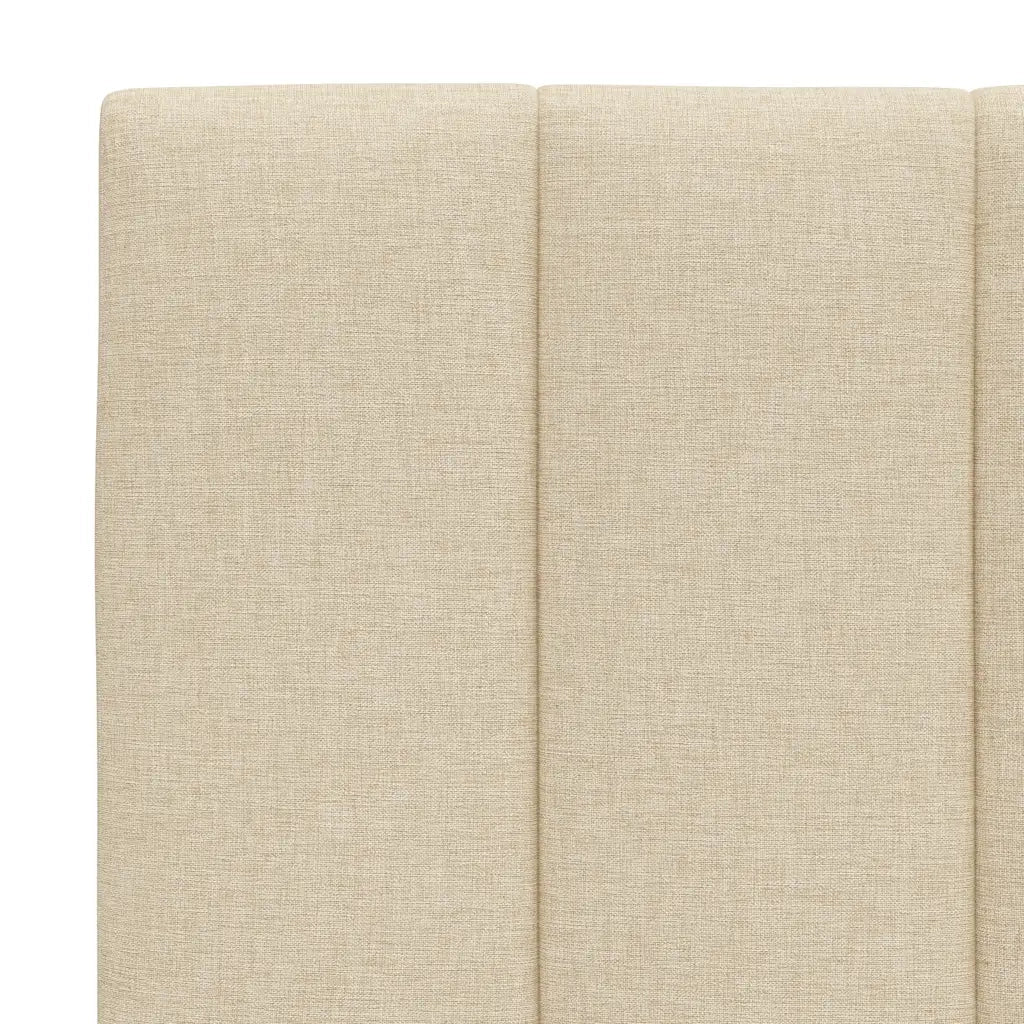 Cuscino Testiera-Cuscino per Testiera Hanko Crema 80 cm in Tessuto
