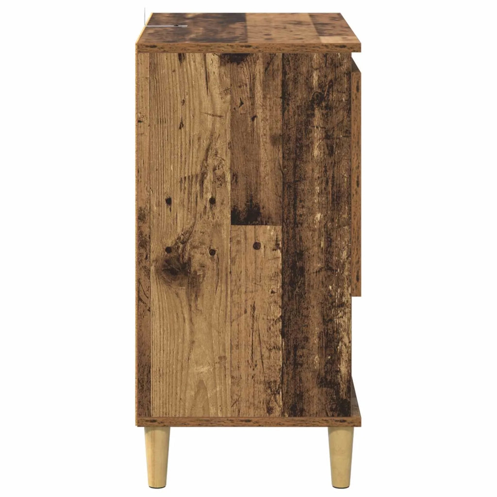 Credenza | Madia | Buffet da pranzo | Armadio da pranzo Legno vecchio 35 x 60 x 70 cm Legno multistrato