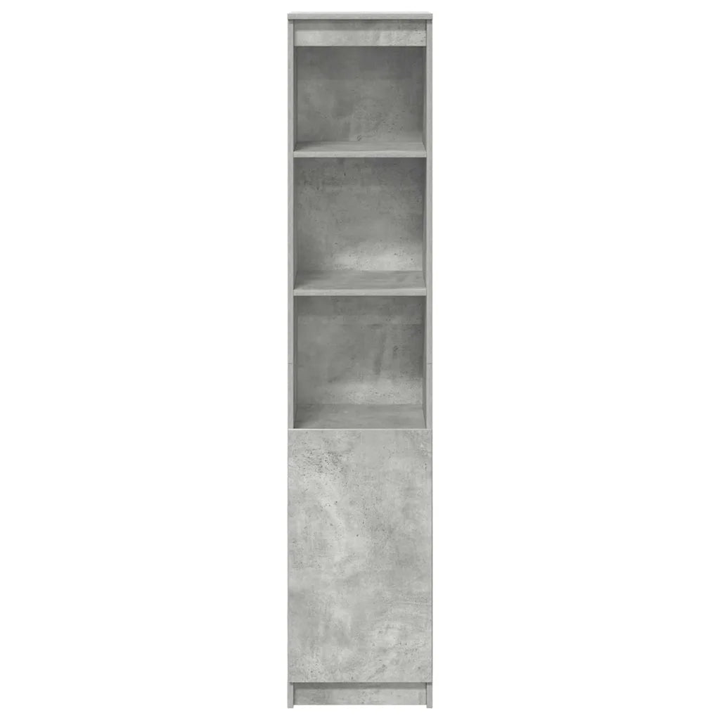 Credenza Grigio Cemento 37,5x35x180 cm in Legno Multistrato 861673