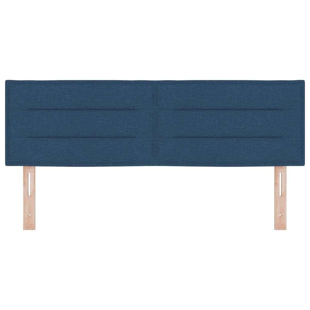 Testiera  Design Lines Blu 160 cm in Tessuto