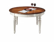 Tavolo rotondo allungabile legno shabby 140x140x78 - Mobili 2G