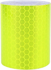 Tape Riflettente - Giallo Verde - Nastro di Sicurezza - Emergenza Veicoli - Nastro di Marcatura - Rotolo 5cm x 3m - Tape Riflettente.