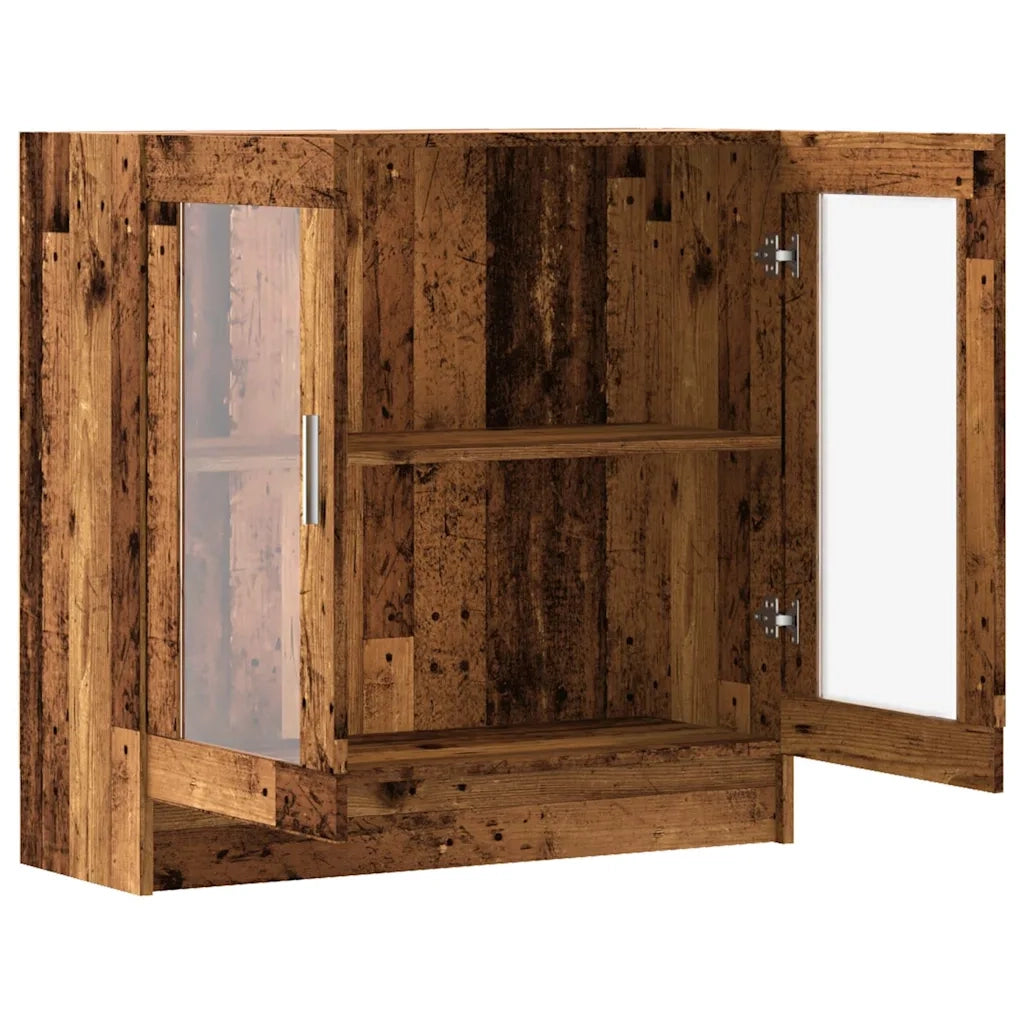 Libreria-Scaffale per Libri-Mobile di Stoccaggio Legno Antico 82,5x30,5x80 cm in Truciolato 772553