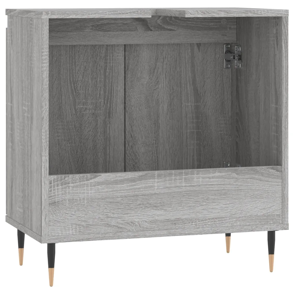 Mobile da Bagno | Armadio da bagno Grigio Sonoma 58x33x60 cm in Legno Multistrato