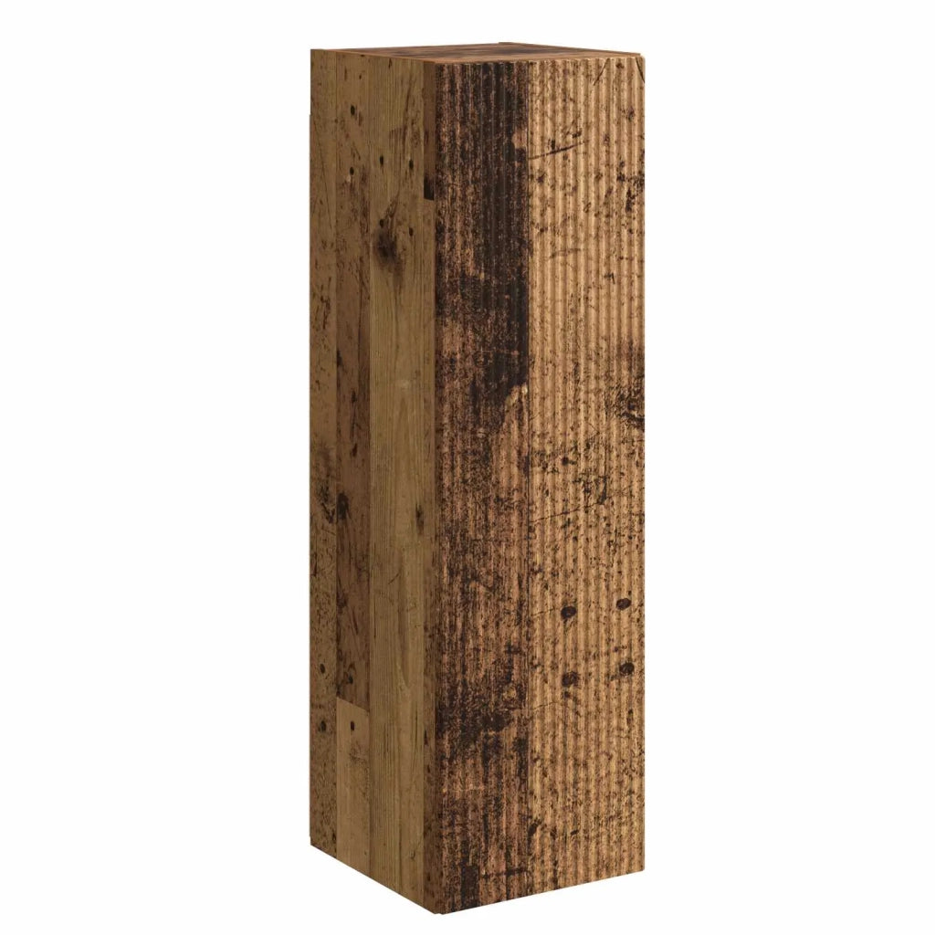 Set di Mobiletto da TV a Parete 6 pz-Credenza per TV sospesa Legno vecchio 468818