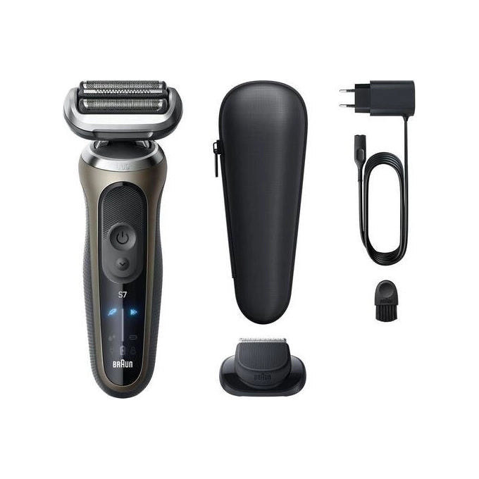 Braun Series 7 72-C1200s Rasoio Elettrico WetandDry Grigio Nero