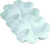 Set di piatti per snack con scatole - Insieme di 2 piatti per snack, noci, dessert - Facili da pulire e riutilizzabili - Verde

Specifica: 20 cm x 20 cm