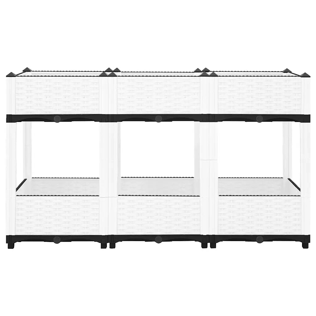 Fioriera Rialzata 120x40x71 cm in Polipropilene 153314