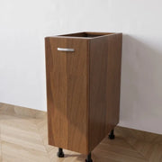 Mobile Base 30 Compreso Di Anta. H 72 Cm L 30 Cm P 55.5 Cm. Spedizione In Kit Noce