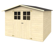 GARDEN WOODEN COTTAGE A PANNELLI VAL DI FASSA 242 X 182 X H 164 / 200 CM