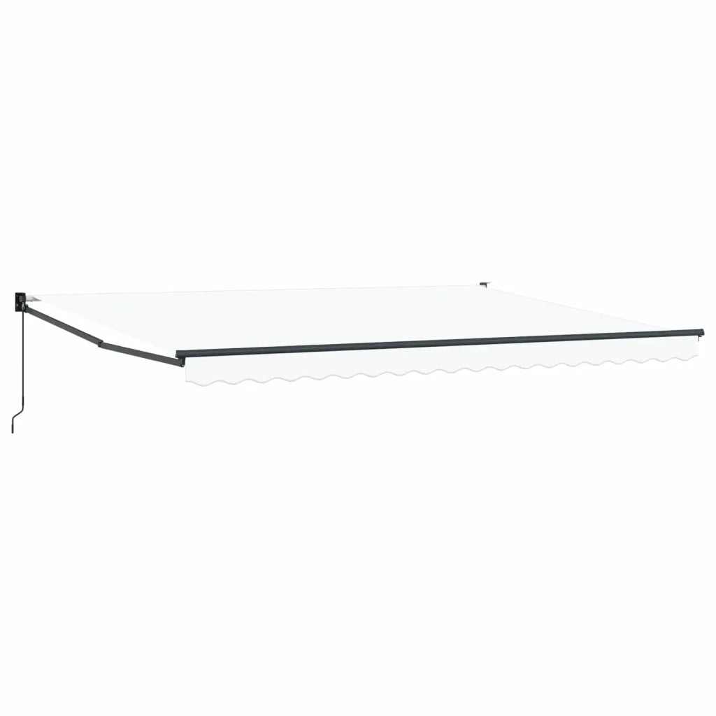 Tenda da Sole Bianco 450 x 300 x 165 cm Poliestere e Metallo 3330993