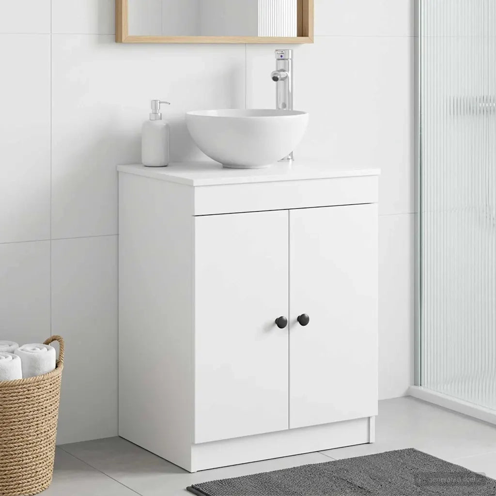 Mobile da Bagno Bianco 54 x 41 x 70 cm Legno ingegnerizzato 890122