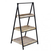 Mobile  Braiden 52x41x99,5 h cm in Metallo Nero