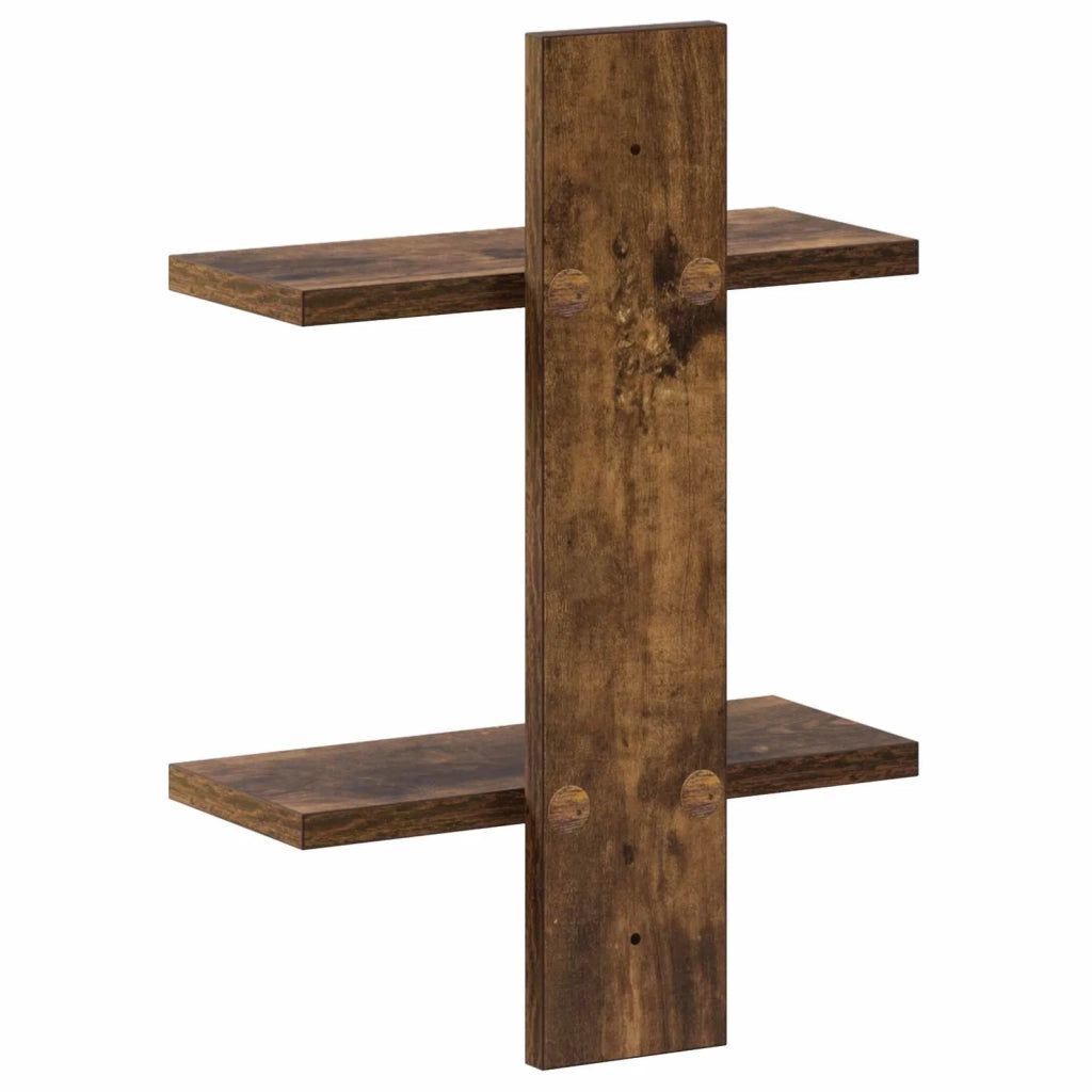 Scaffale da parete Rovere Fumo 30 x 13.5 x 43 cm 8020325