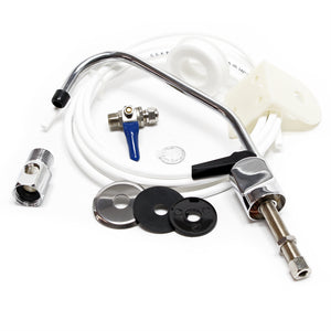 Naturewater Filtro dell'acqua a 3 livelli NW-PRG03, con cartucce filtranti da 254 mm, con rubinetto