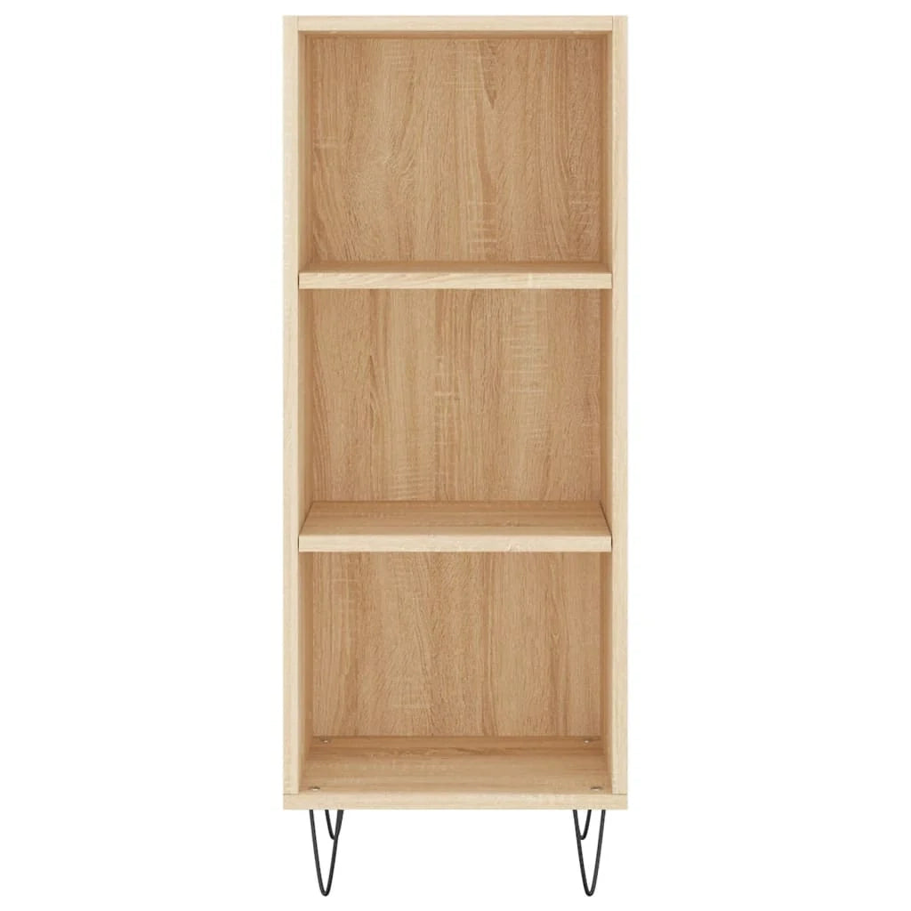 Buffet credenza cassettiera armadio mobile contenitore organizer cucina soggiorno rovere Sonoma 34,5 x 32,5 x 90 cm legno ingegnerizzato marrone 02_0031510
