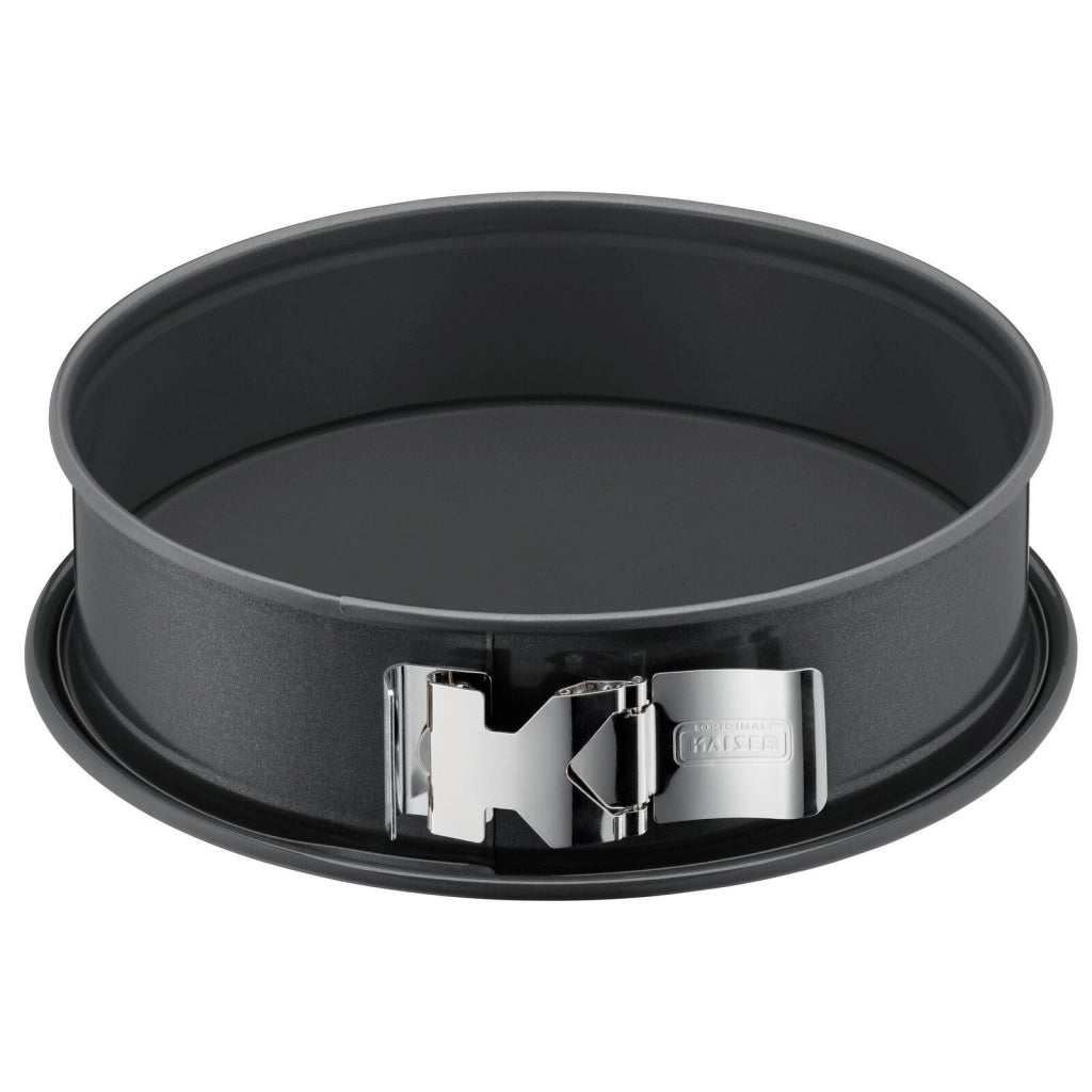 Kaiser 2300638027 La Forme Plus Tortiera Espandibile con Fondo Rimovibile Diametro 28 cm Capacita' 3,4 L Acciaio con Rivestimento Antiaderente KAIRAMIC colore Nero