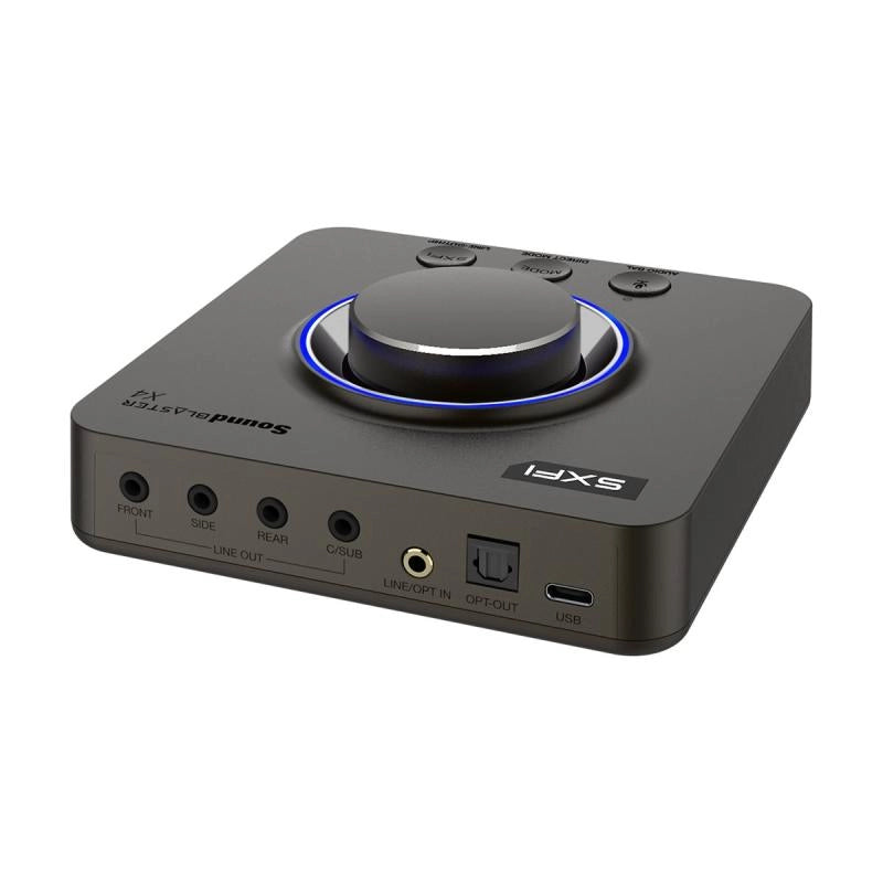 Creative soundkarte 70sb181500000 / sound blaster x4 nero