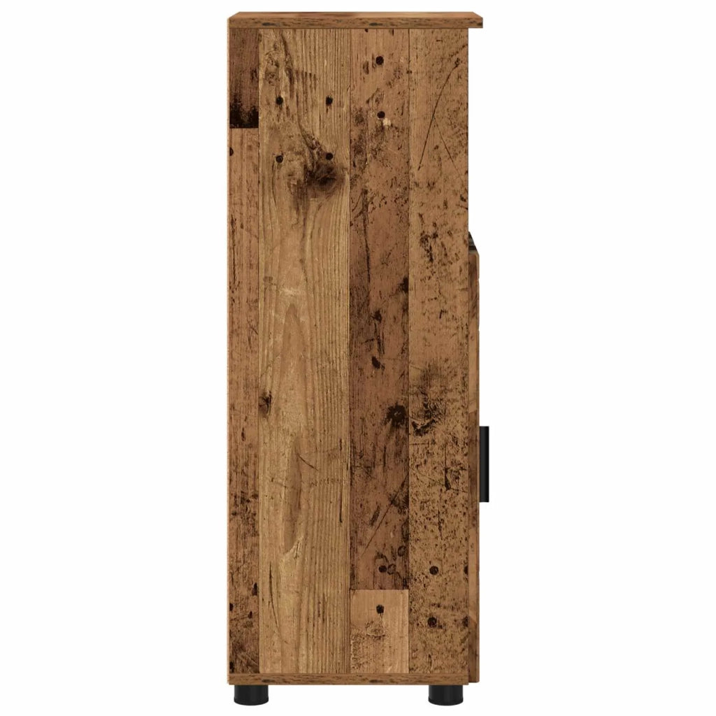 Mobile da Bagno con archiviazione Legno vecchio 30 x 35 x 95 cm 883322