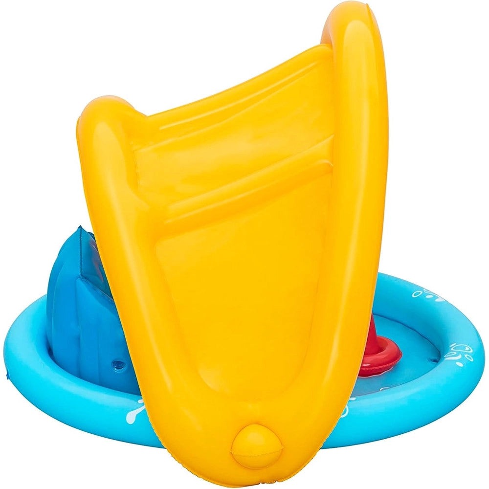 Trade Shop - Piscina Gioco Gonfiabile Lil Seashapes Con Schienale Tetto Bimbi +6 Mesi Giardino 52568 -