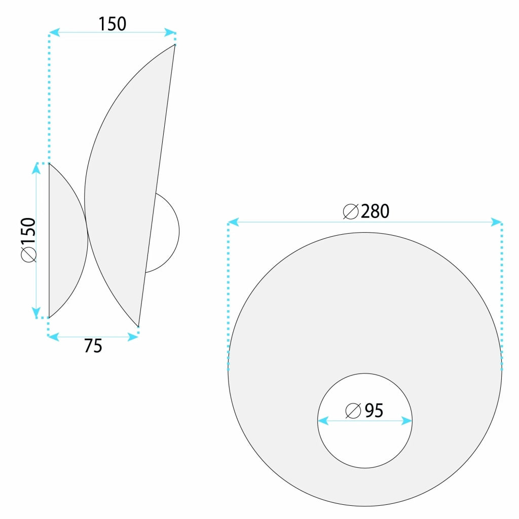 Lampada Da Parete APP1188-1W Black