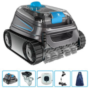 Robot Pulitore Automatico Per Piscina Zodiac Cnx 40 Iq Con Carrello E Copertura Protettiva