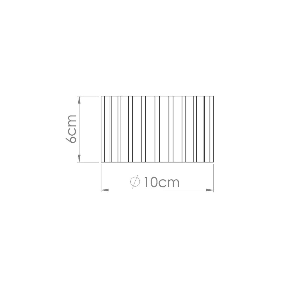Spot soffitto moderno tondo borgogna 6cm GX53 VISTAO