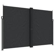 Tenda da Sole | Tenda parasole Laterale Retrattile Nera 220x1000 cm