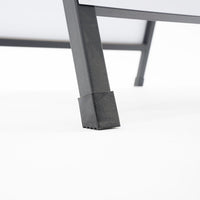 Espositore Pubblicitario Bifacciale Bifacciale con Lavagna 60x90 cm in Metallo Nero